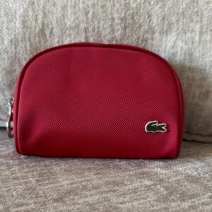 Lacoste Bold Red Accessory Pouch Case